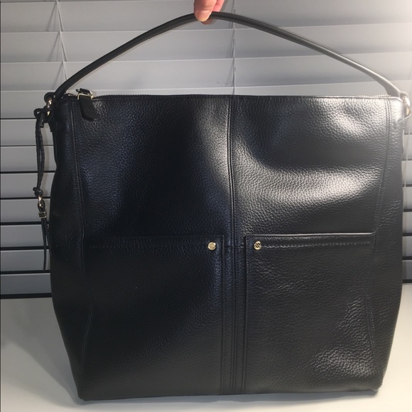 Cole Haan Black Leather Hobo - Picture 7 of 8